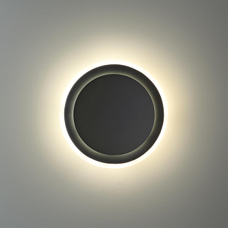 Бра уличное 16*22,5*4,5 см, LED*1*16W, 4000 К, Novotech 359164 SMENA Street, черный