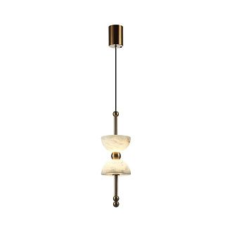 Подвесной светильник 12*15*238- см, 1*LED*7W, 3000K, Odeon Light Feliz 6685/7L, бронзовый