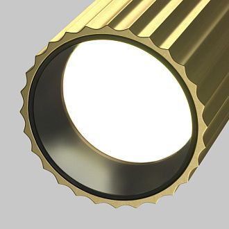 Спот 10*5,6*14,4 см, GU10, 10W, Maytoni Technical calipso C110CL-01-GU10-BS латунный, вр 5,5 см