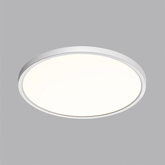 Cветильник 40*2,5 см, LED 32W, 3000/4000 К, IP40, белый, пластик Sonex Alfa White, 7659/32L