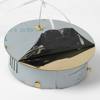 Люстра подвесная 80*150 см, 1*LED*25W 4000K блестящее золото Lussole Citrus LSP-7157