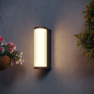 Светильник фасадный 30 см, 12W, 3000K, Novotech 359984, черный