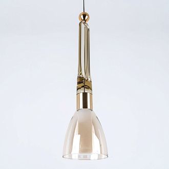 Подвесной светильник 12.5*80/200 см, LED 6W 3300К MODESTYLE MS.1631.1 золото/черный