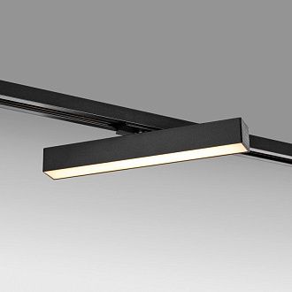 Светильник на шине 27*3,5*-3,5 см, *LED*20W, 3000K, Lightstar Lilla 202037, черный