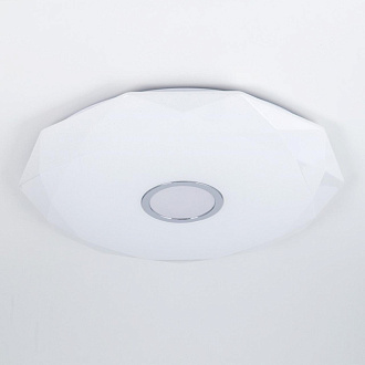 Светильник 67 см, 100W, 3000-5500К с Алисой, Citilux Диамант Смарт CL713A100G Хром, с пультом