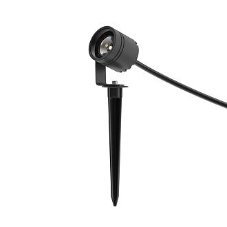 Ландшафтный светильник 3-21,5 см, LED*3W, 3000K, Maytoni Clyde O493FL-L3GF3K, Графит