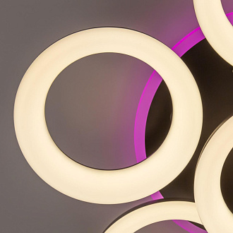 Светодиодный светильник 72 см, 105W с Алисой Citilux Паркер Смарт CL225A165E, 3000-5500K, коричневый-кофе