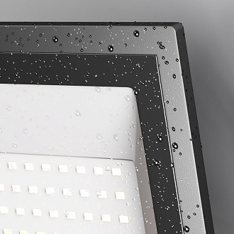 Прожектор 23 см, 150W, 6500K, Maytoni Flood FL001-L150B6K, черный