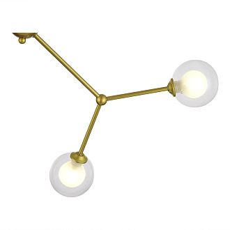 Светильник подвесной 76*59 см, 4*G9*5W 4000K EVOLUCE Arcus SLE1106-203-04 золотистый