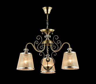 Люстра потолочная/подвесная Диаметр 58,3 см Freya FR2405-PL-03-BZ Бронза