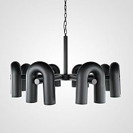 Подвесная люстра FANNY 16 Black 100*100*55 см, 16*LED*7W, 3000K, ImperiumLoft fanny01, Чёрный