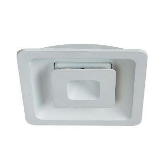 Встраиваемый светильник 12 см, 3W, 3000К, белый, теплый свет, Arte Lamp Canopo A7243PL-2WH, светодиодный
