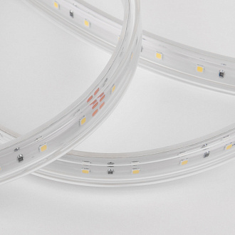 Светодиодная лента Лента светодиодная 220V 8W 60Led 2835 IP65 холодный белый, 50 м Elektrostandard