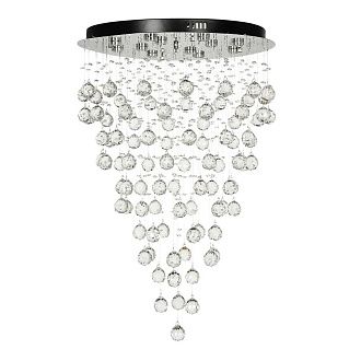 Люстра потолочная *55*100 см, 12*LED*10W, K, Arti Lampadari Flusso Nickel Flusso L 1.4.55.601 N, Никель