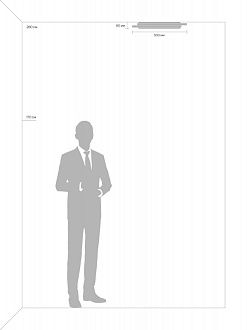 Светильник 50 см, 98W, 3000-6000K Freya Lisoa FR10031CL-L98B, черный