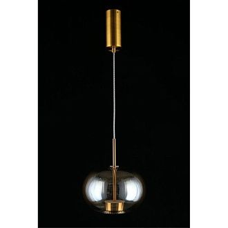Подвесной светильник 22*50-145 см, 1*LED, 12W, 3000K, Aployt Ambr APL.057.06.12, латунный