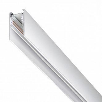 Шинопровод трек низковольтный 1 м Novotech Flum 135090, белый