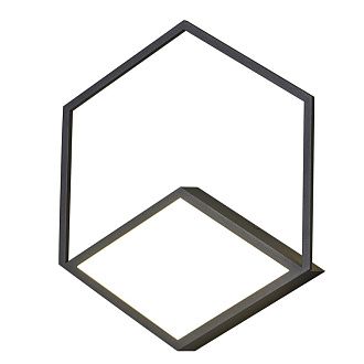 Бра 52*6*60 см, LED *  48W, 3000К Mantra Kubick 7763, черный