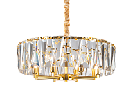 Люстра Ø620 x H250, мм, 8*40W (320W), GD (Золото) NewRgy 5513E/8 GD