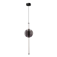 Светильник подвесной 16*60 см, 1 LED*12W, 3500 К, Arte Lamp Rigla A6839SP-12SM, Черный