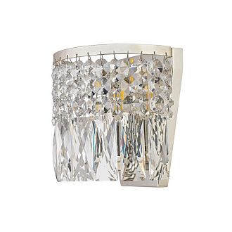 Бра *17*18 см, 1*E27*60W, Arti Lampadari Sara Silver Sara E 2.10.505 S, серебряный