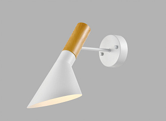 Настенный светильник 30,5*30 см, E27 60 W, Moderli Turin V10481-1W Белый