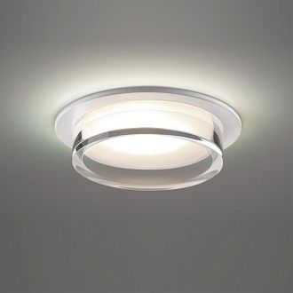 Светильник встраиваемый 10,5 см, GX53, Novotech Gem 371025, белый