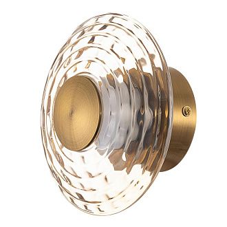 Светильник 15 см, 6W, 3000K, Citilux JANTAR CL240313, латунь
