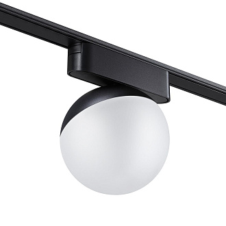 Трековый светильник для низковольтного шинопровода 11,5*10* см, LED 10W*3000 К, Novotech Shino Smal, черный, 359262