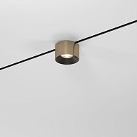 Трековый светильник 6 см, 5W, 3000K, Elektrostandard Mini Magnetic 85206/01, латунь/черный 