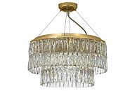 Люстра подвесная *50*27 см, 8*G9*40W, Arti Lampadari Acquaro Acquaro E 1.5.D50.101 GP, золото