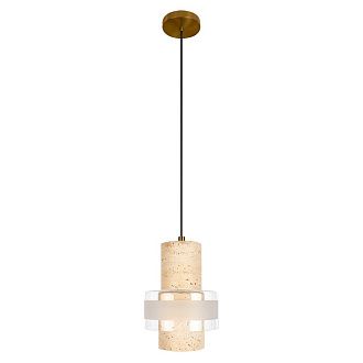 Подвесной светильник 13 см, 7W, 3000K, LOFT IT Colette 10474P/A, латунь