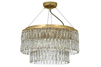 Люстра подвесная *50*27 см, 8*G9*40W, Arti Lampadari Acquaro Acquaro E 1.5.D50.101 GP, золото