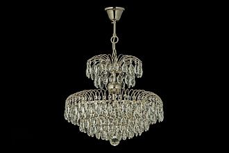 Люстра подвесная *40*40 см, 5*E14*40W, Arti Lampadari Salentino Mineo E 1.5.40.101 N, Матовый никель