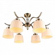 Потолочная люстра Omnilux Arosio OML-88417-06, диаметр 80 см, бронза