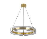 Подвесной светильник 70 см, 160W, 3000-6000K, Kink Light Риколь 08001-70,20, бронза