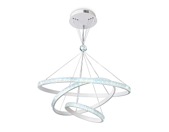 Светильник подвесной 70*89 см,  106W, 3000К, белый Ambrella Acrylica Original FA6157