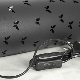 Настольная лампа Lussole LSP-0902, 12*35 см, черный