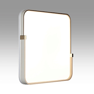 Светильник 49*48,5*7,3 см, LED 1*70W, 3000-6000 К, Sonex Olidi White 7680/EL, белый/золотой