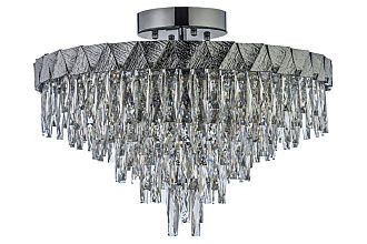 Люстра подвесная *56,5*44 см, 12*E14*40W, Arti Lampadari Vaglia Vaglia E 1.5.60.100 N, никель