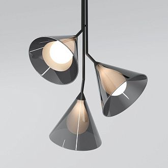 Подвесной cветильник 42,5*42,5*185,5- см, 3*G9*20W, Eurosvet Enigma, 70161/3 черный, 4690389212390