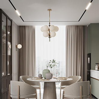 Светильник 24 см, Odeon Light Palle 5405/1W, золото