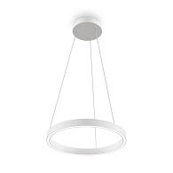 Подвесной светильник 40*127,5 см, LED, 24W, 3000К-4000К, Maytoni Rim MOD058PL-L22WK белый