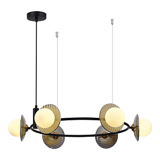 Светильник подвесной NOON 6*G9*5W 4000K ST LUCE SL1521.413.06 черный