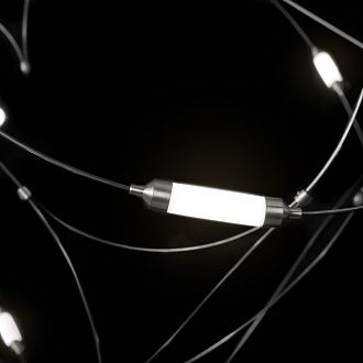 Подвесной светильник 80 см, 5W, 3000K, Loft IT Flock of Light 10309/11 CR, хром