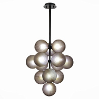 Люстра подвесная 50*96 см, 13 G9 5W, 4000K, Черный, St Luce Todo SL1184.403.13