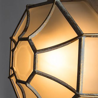 Уличный светильник A3121PF-1WG Arte Lamp, бело-золотой