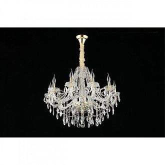 Подвесная люстра 73*80-170 см, 10*E14, 40W, Aployt Koletta APL.755.13.10, золотой