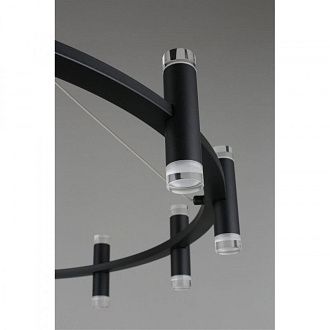 Подвесная люстра 83*50-100 см 120W, 3000K, Aployt Klarcia APL.037.03.120, черный