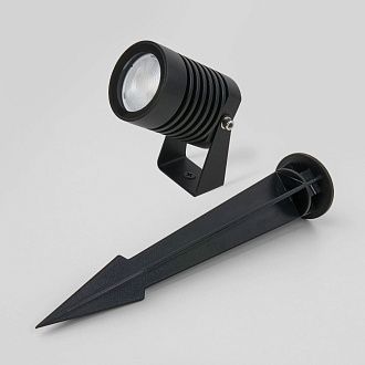 Ландшафтный поворотный светильник Landscape LED 3000K черный IP54 043 FL LED черный Elektrostandard  4690389219368, a072086